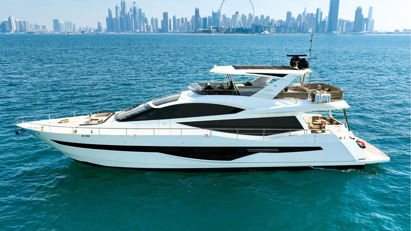 78ft Crystal yacht Dubai