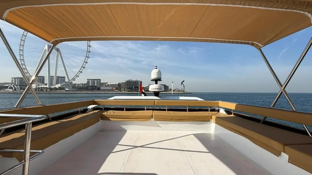 Jacuzzi on 82ft yacht