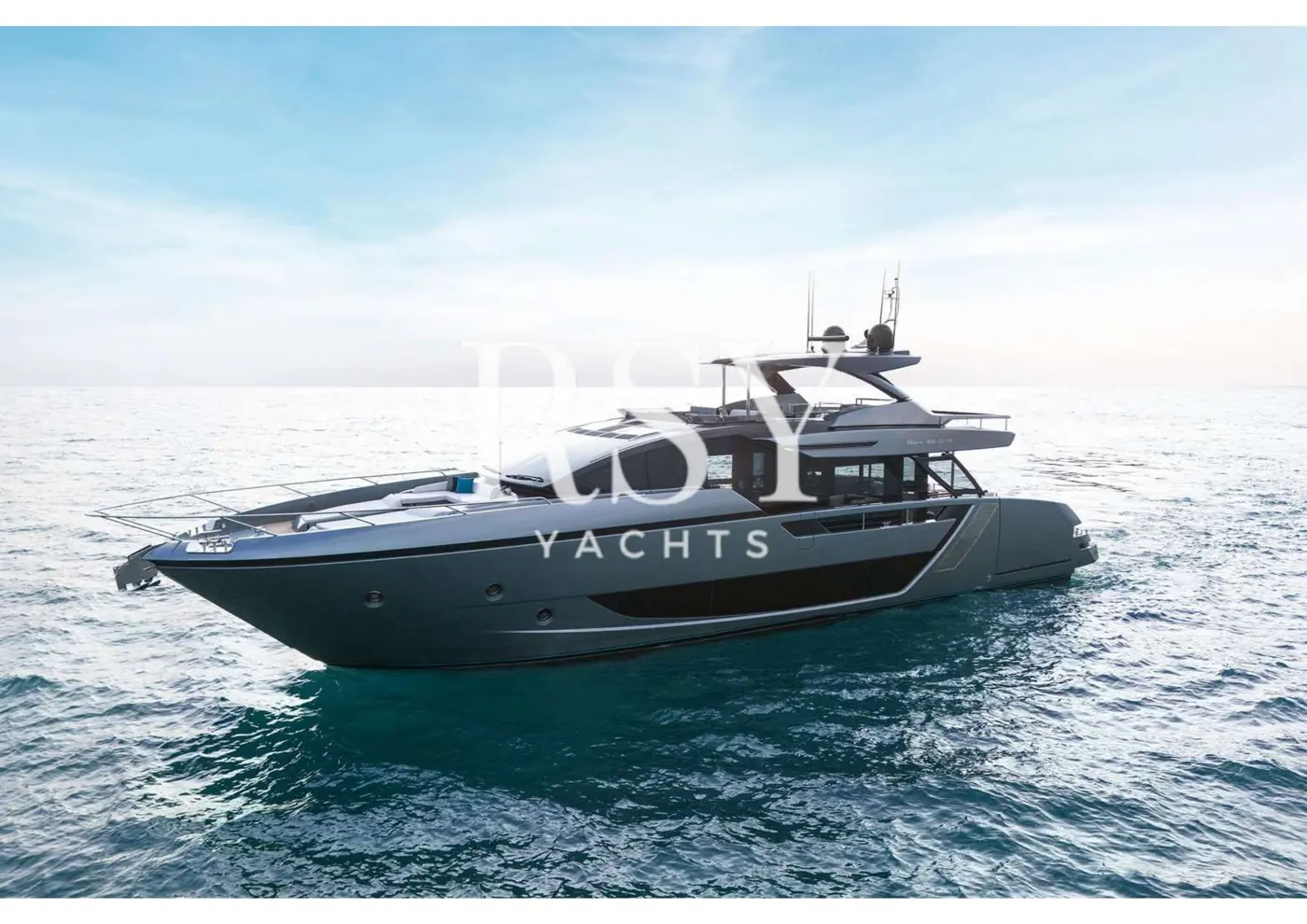 82ft Riva black yacht Dubai